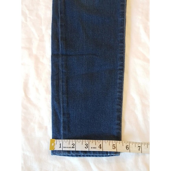 Chaps Womens Jeans Denim Size 12 Blue Mid Rise Mid Waist Slim Stretch Mid Wash - Picture 11 of 12